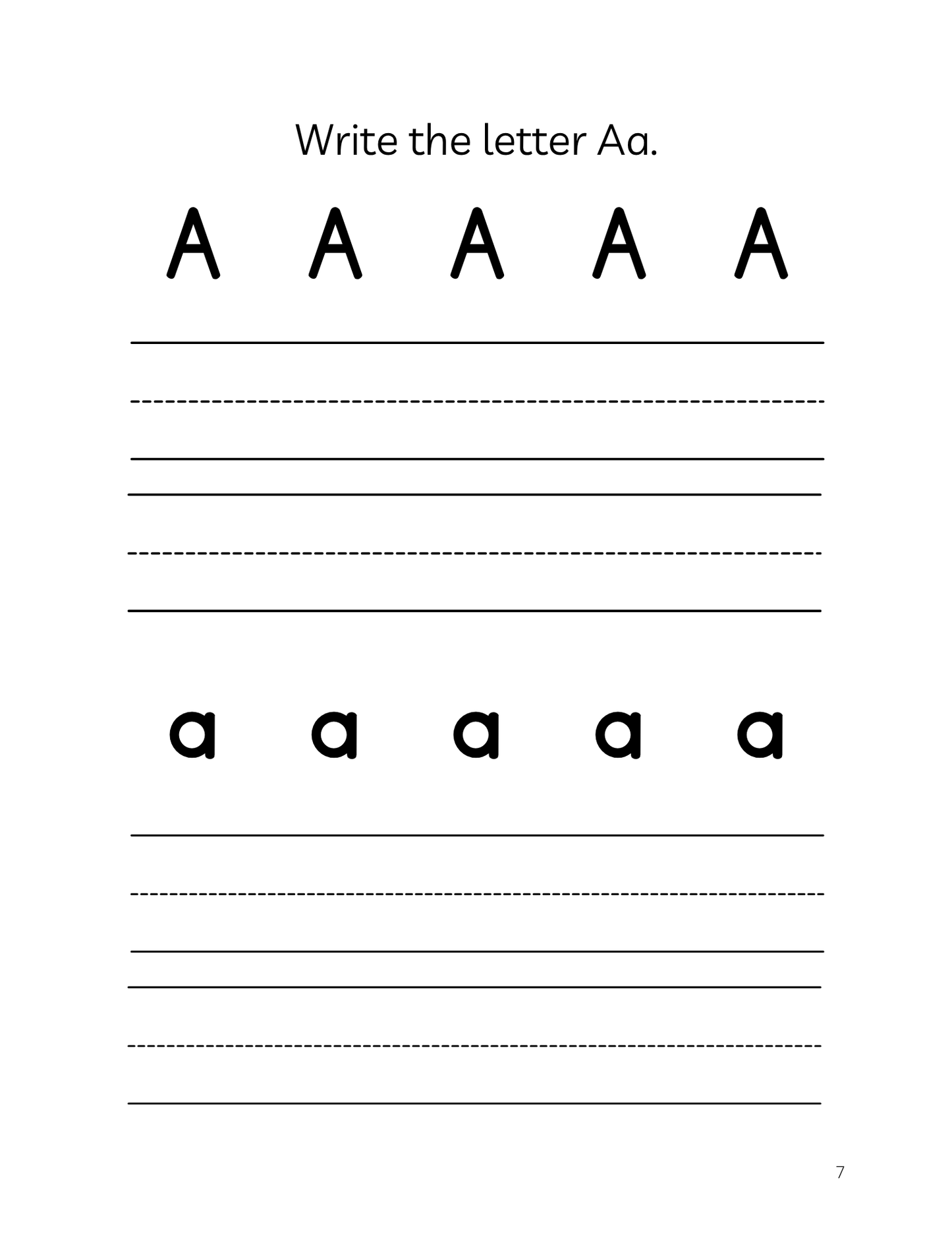 Learn to Write Letters Workbook