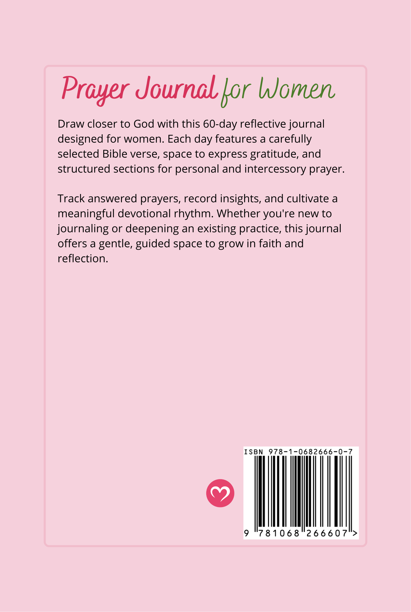 Prayer Journal for Women